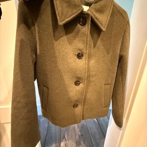 Women's Olive Wool Jacket